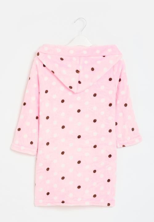Pop Candy - Polka dot dressing gown - pink