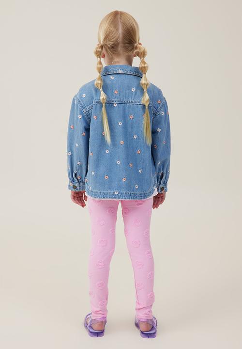 Cotton On - Huggie tights - cali pink/shells