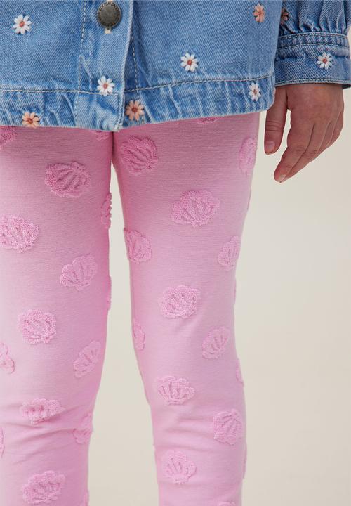 Cotton On - Huggie tights - cali pink/shells