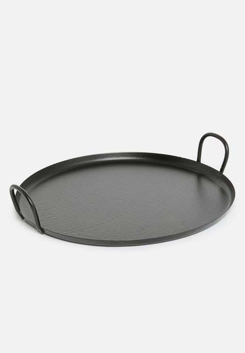 Excellent Houseware - Mira serving tray - black
