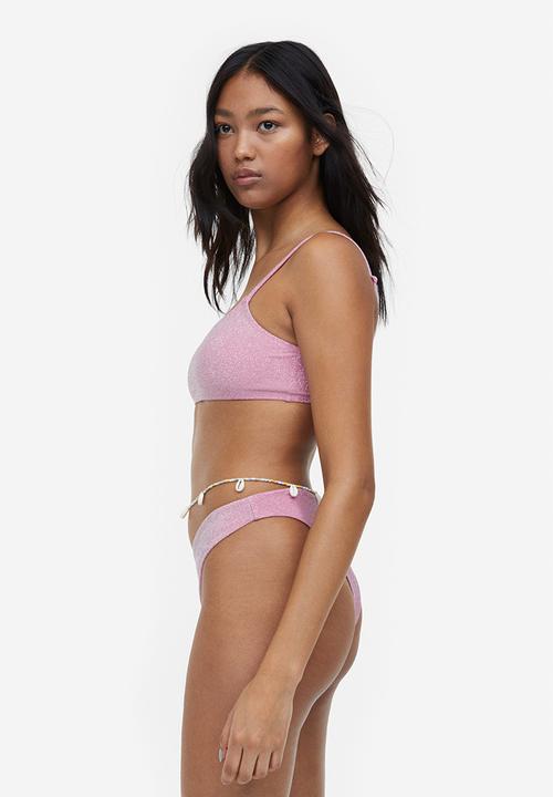 H&M - 2-Pack bikini bottoms - turquoise butterflies