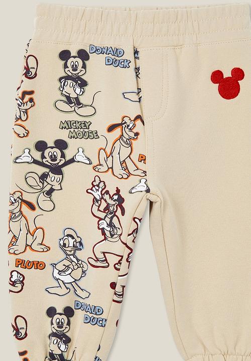 Cotton On - Felix trackpant lcn - lcn dis rainy day/mickey mouse & friends