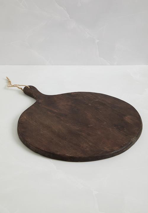 Excellent Houseware - Magnifera round chopping board - brown