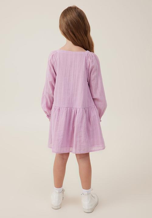 Cotton On - Gemma long sleeve dress - chalky mauve