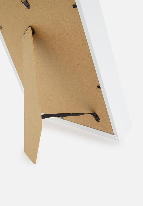 H&S - Set of 3 photo frames - white/gold