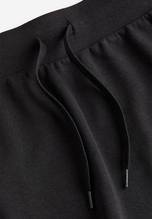 H&M - A-line sweatshirt skirt - black