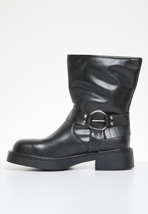 Superbalist - Emily buckle boot - black