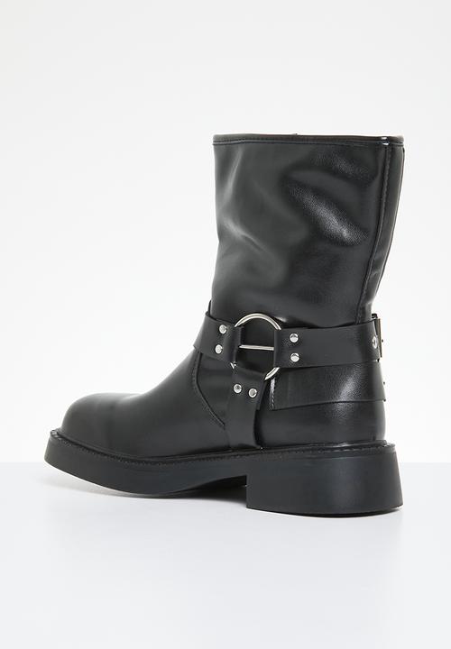 Superbalist - Emily buckle boot - black