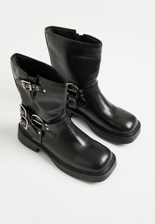 Superbalist - Emily buckle boot - black