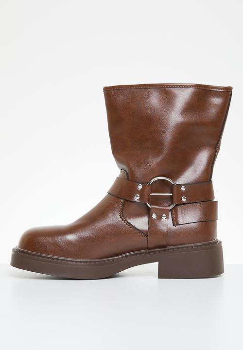 Superbalist - Emily buckle boot - brown
