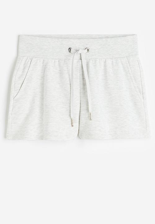 H&M - Sweatshorts - light grey marl