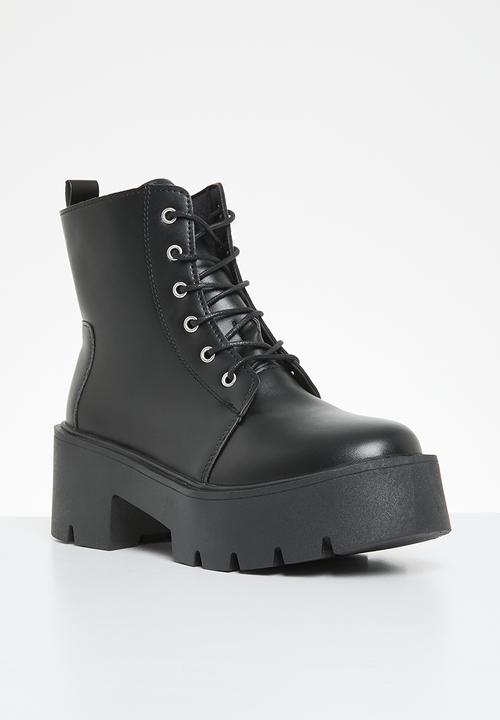 Superbalist - Lara lace-up boot - black