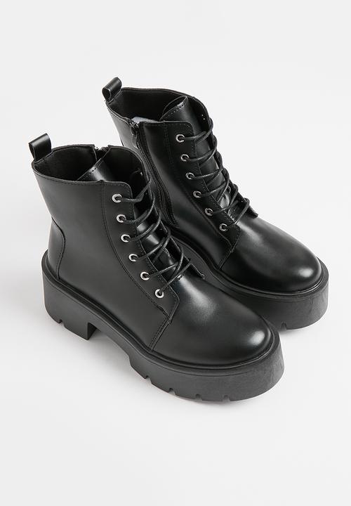 Superbalist - Lara lace-up boot - black