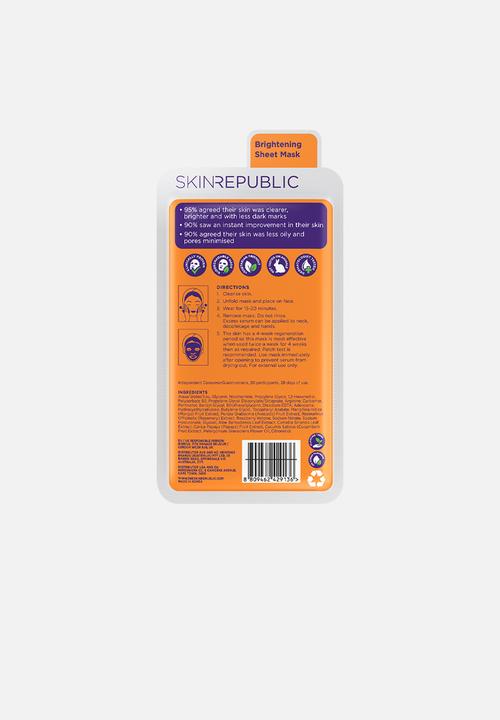Skin Republic - Niacinamide 2% Face Sheet Mask