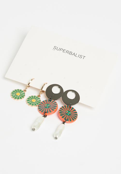 Superbalist - Jayden earring pack - multi