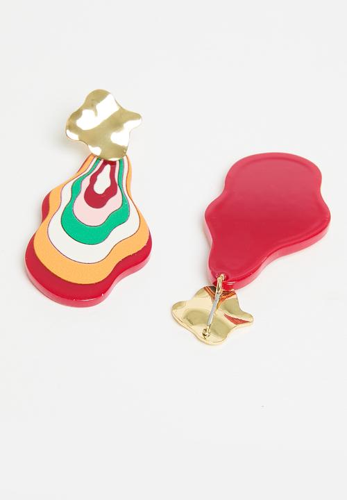 Superbalist - Capri marbled earrings - multi