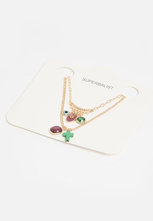 Superbalist - Lottie layered necklace - multi