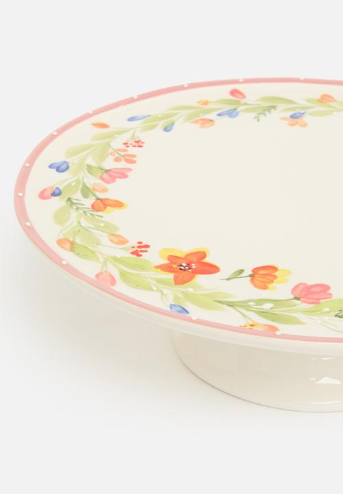 Urchin Art - Flora Cake Stand - Multi