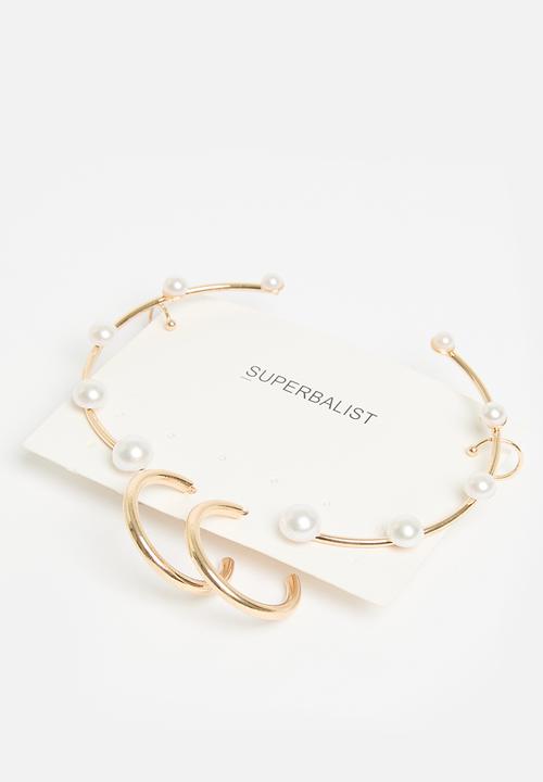 Superbalist - Maggie earring pack - gold