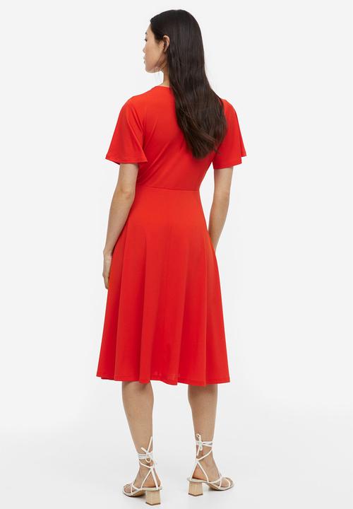 H&M - Jersey wrap dress - red