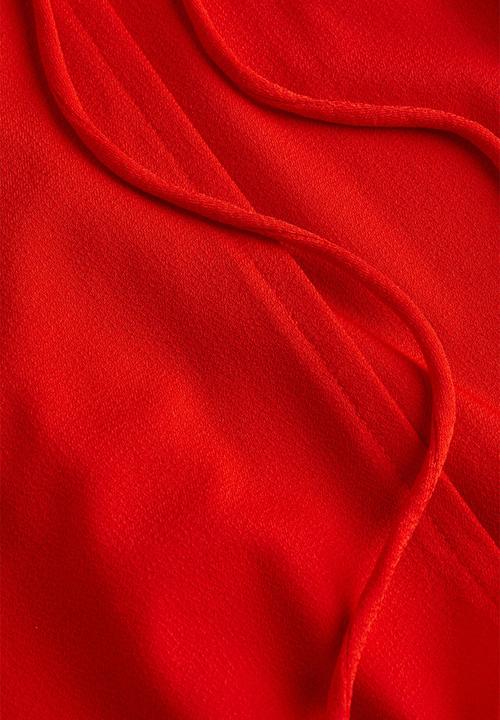 H&M - Jersey wrap dress - red
