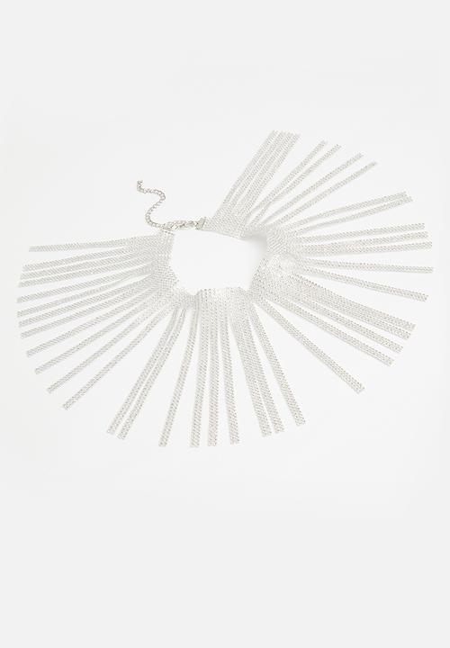 Superbalist - Siena statement necklace - silver