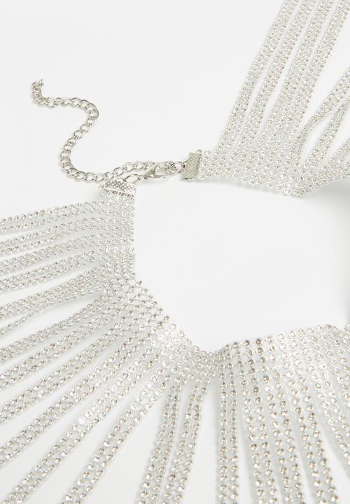 Superbalist - Siena statement necklace - silver