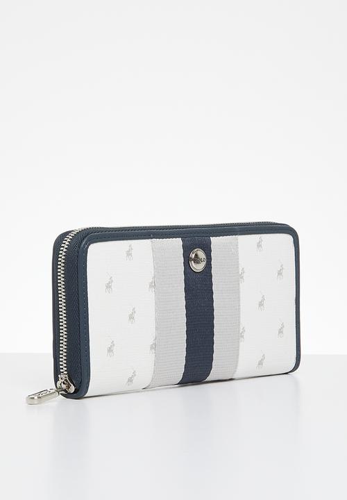 POLO - Parker zip around purse - grey
