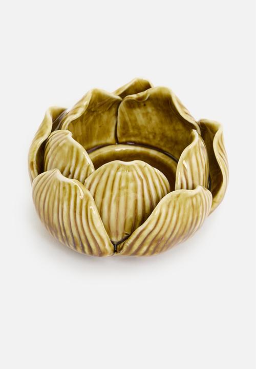 H&S - Arti Tealight Holder - light brown