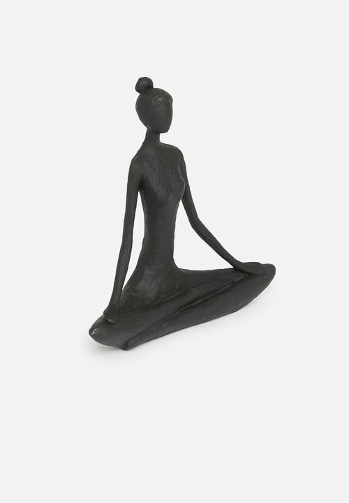 H&S - Yoga Figure Sitting - Black