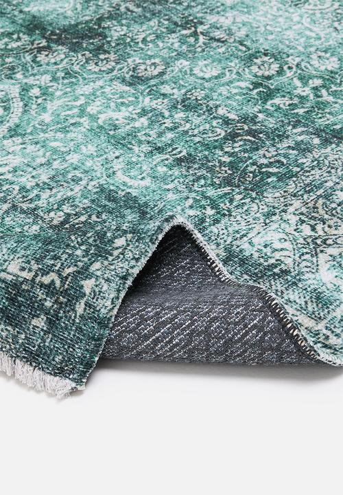 Fotakis - Eve printed rug - distressed Emerald