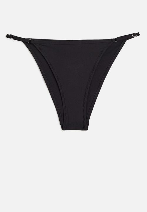H&M - Tanga bikini bottoms - black