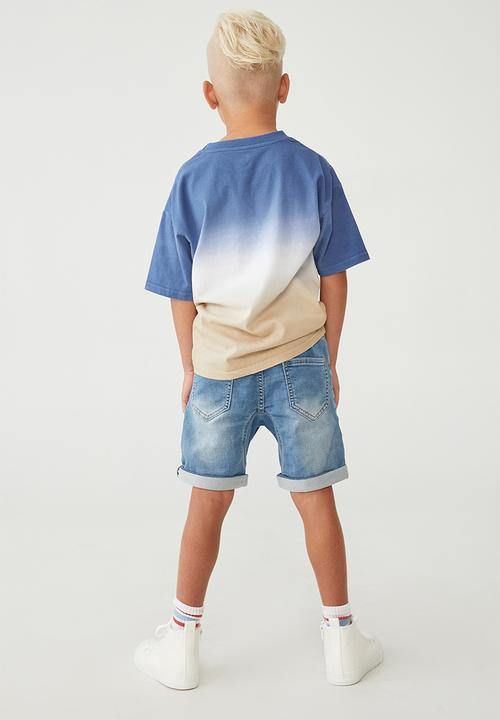 Cotton On - Slouch fit short - byron mid blue