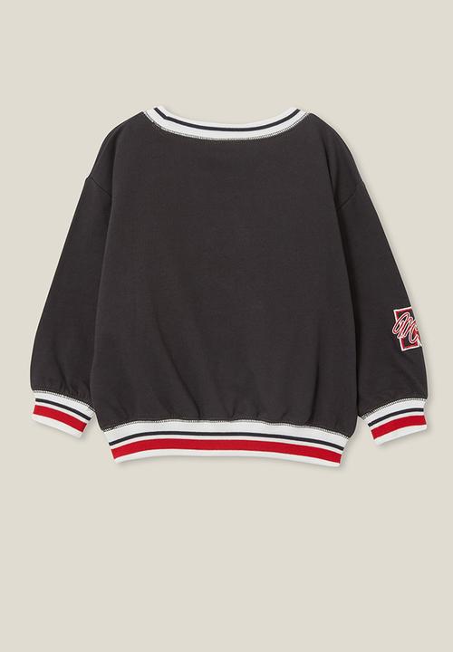 Cotton On - License dusty fleece crew neck - lcn dis classic minnie/phantom