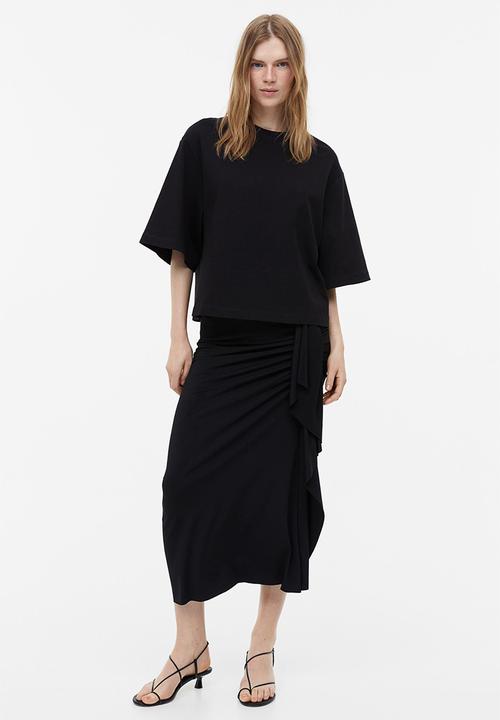 H&M - Cotton t-shirt - black