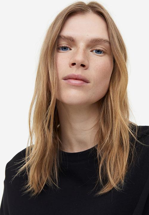 H&M - Cotton t-shirt - black
