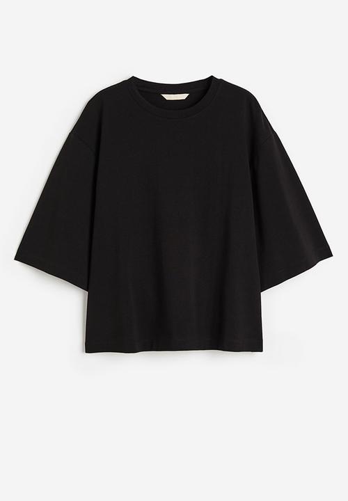 H&M - Cotton t-shirt - black