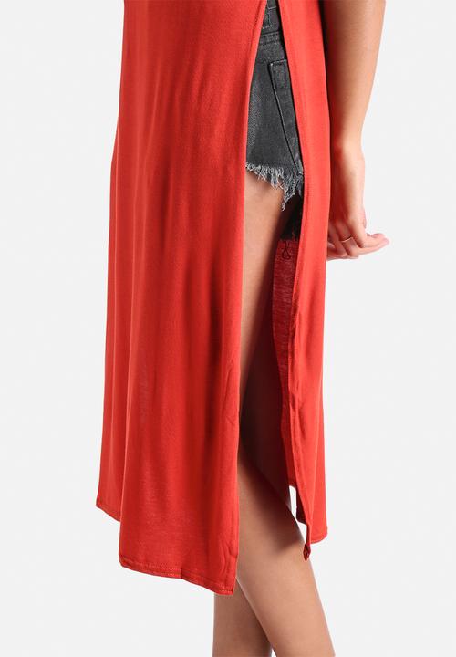 Influence. - Sleeveless Split Side Maxi  Dress