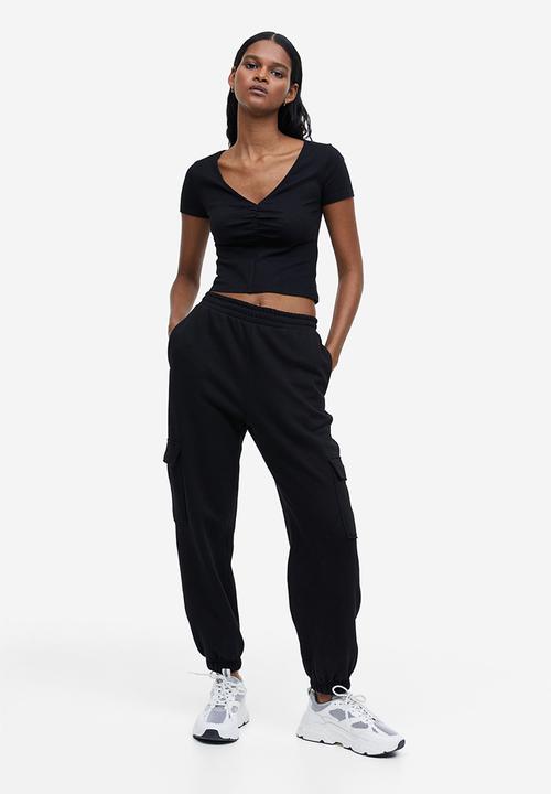H&M - Ribbed top - black