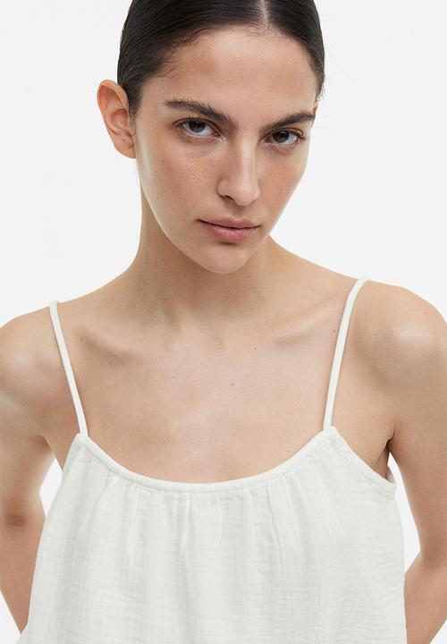 H&M - Strappy top - white