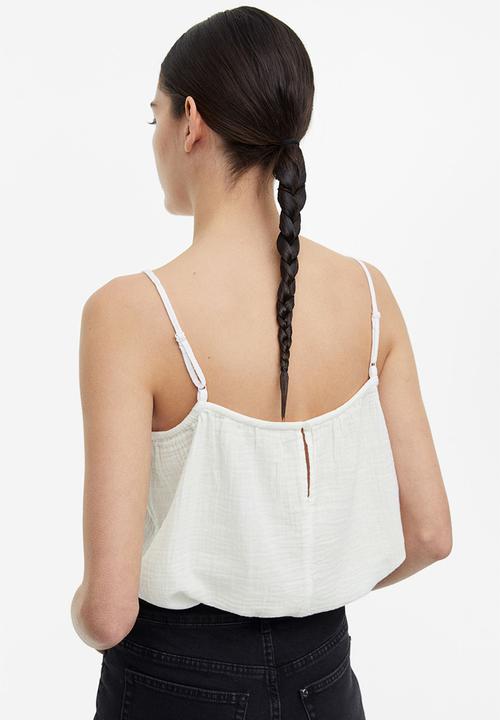 H&M - Strappy top - white