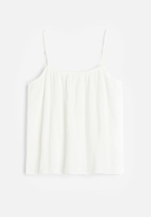 H&M - Strappy top - white