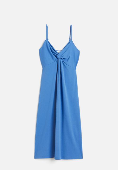 H&M - Twist-detail dress - blue
