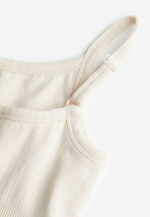 H&M - Drymove™ light support sports bra - light beige 