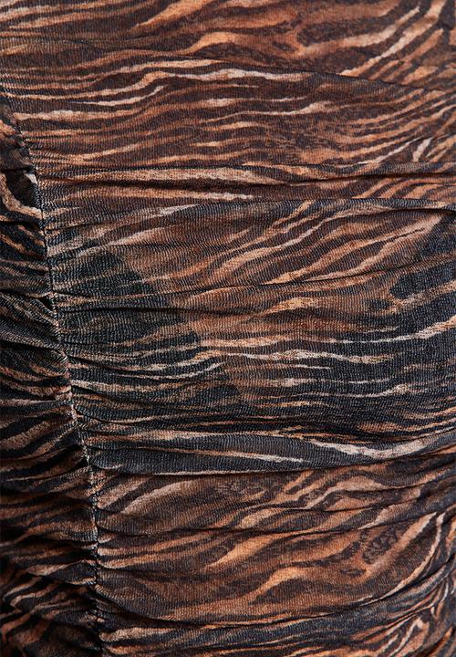 Trendyol - Animal print textured top - multi