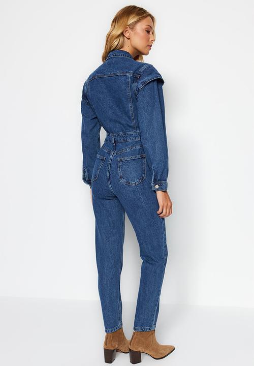 Trendyol - Limited edition denim overalls - indigo