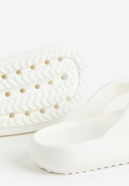 H&M - Flip-flops - white