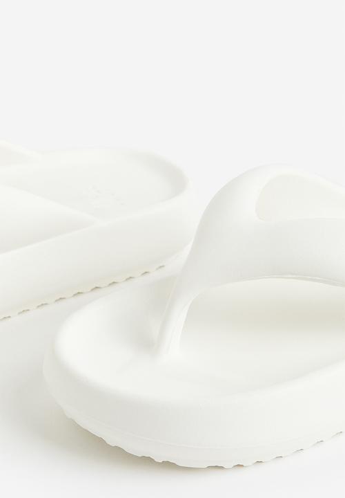 H&M - Flip-flops - white