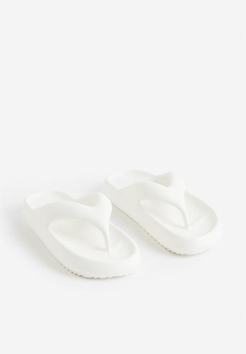 H&M - Flip-flops - white