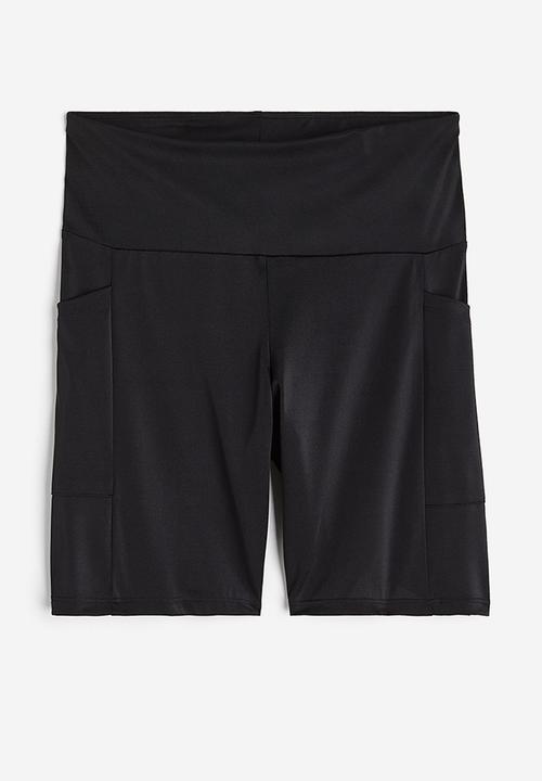 H&M - Pocket-detail cycling shorts - black